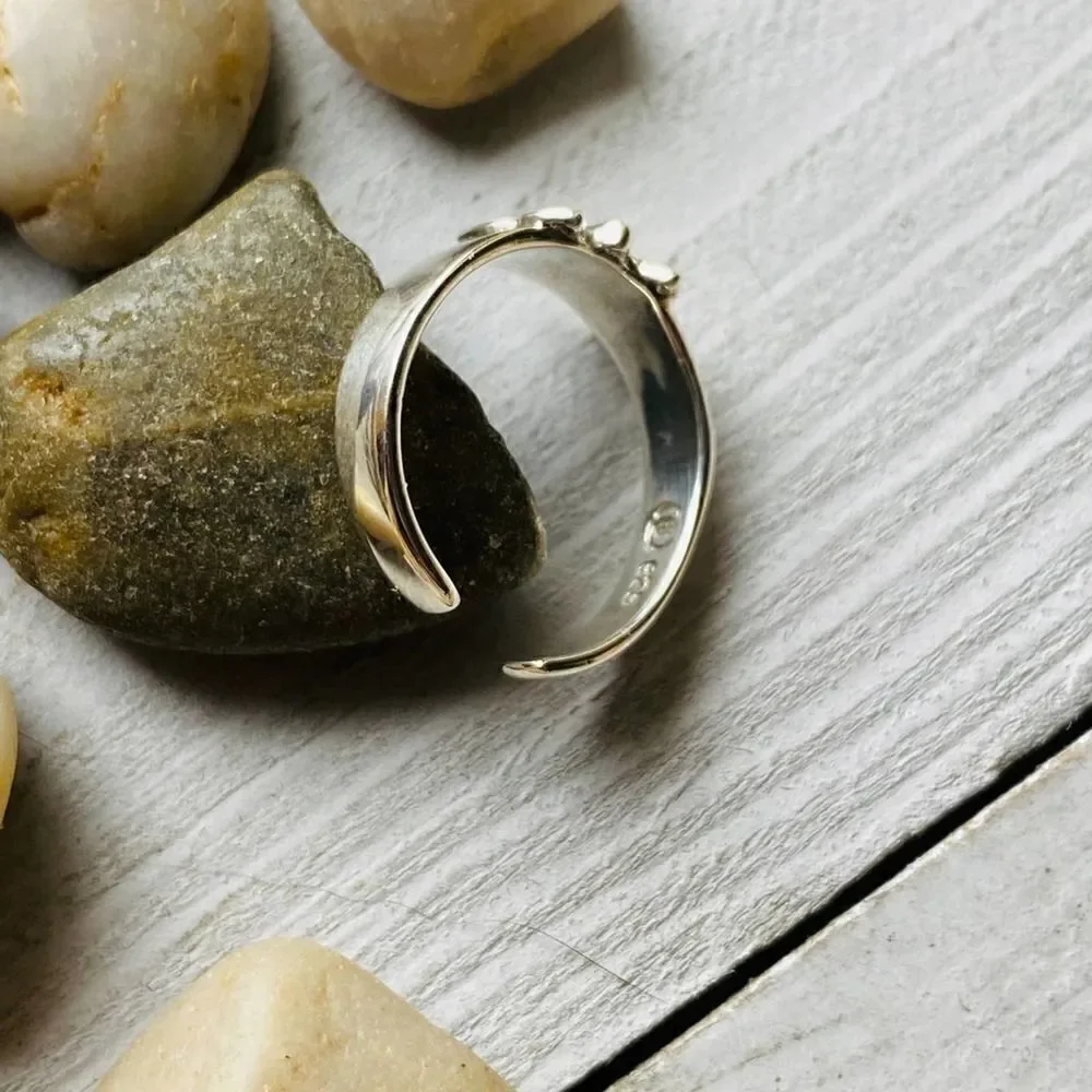 Sterling Silver Butterfly Toe Ring Midi Ring